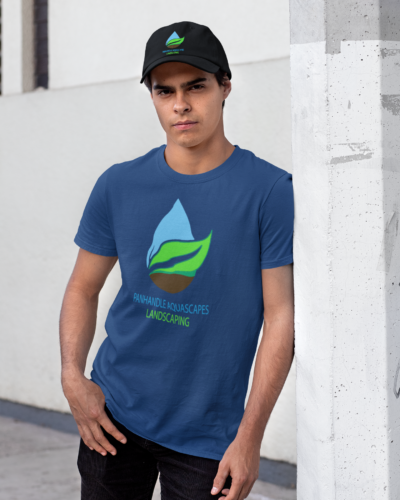 tee-mockup-featuring-a-man-with-a-dad-hat