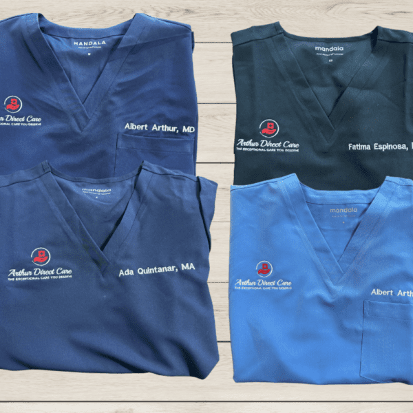 Custom Embroidered Lab Coats and Scrubs