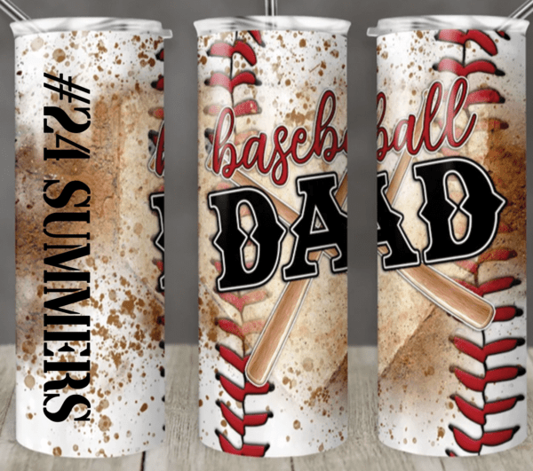 Baseball Dad Tumbler