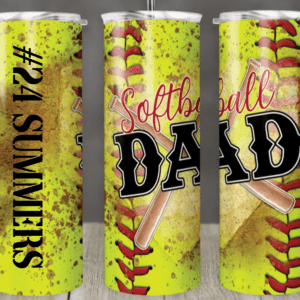 Softball Dad Tumbler