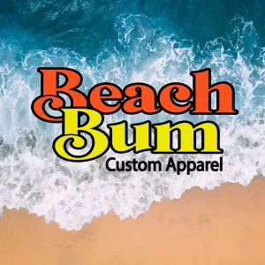 Beach Bum Logo Square Beach