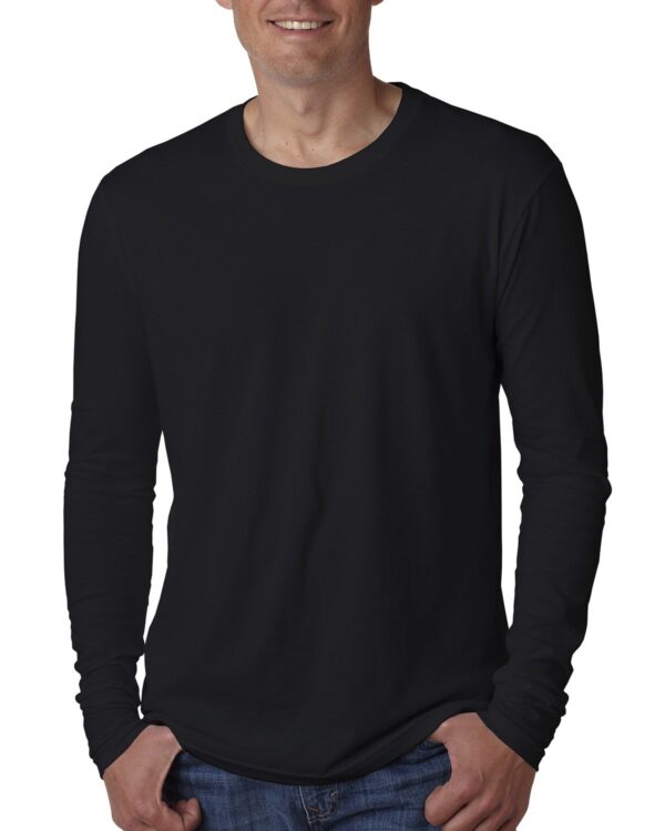 N3601 Next Level Apparel Men's Cotton Long-Sleeve Crew