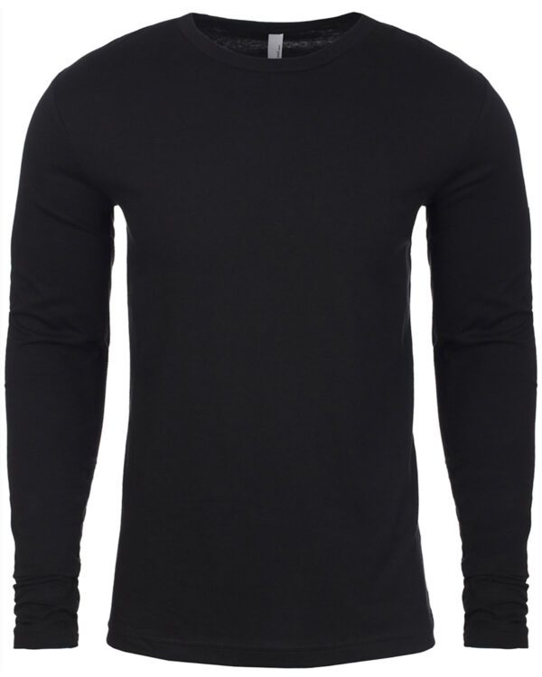 N3601 Next Level Apparel Men's Cotton Long-Sleeve Crew - Image 5