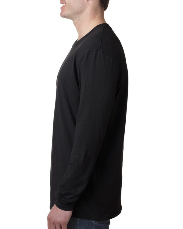 N3601 Next Level Apparel Men's Cotton Long-Sleeve Crew - Image 8